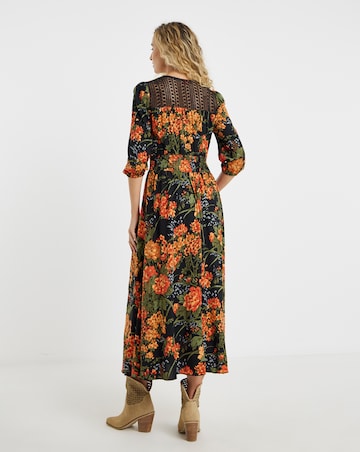 Joe Browns Sienna 3/4 Sleeve Floral Dress
