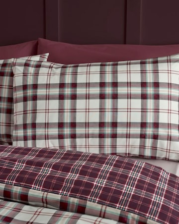Catherine Lansfield Kelso Check Duvet Cover Set