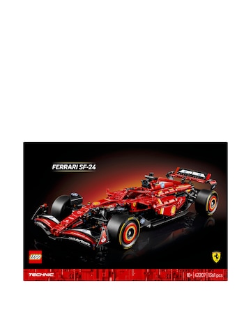 LEGO Technic Ferrari SF-24 F1 Car Model Kit for Adults, Build Your Own 42207