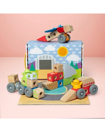 Melissa & Doug Blockables Vechiles Play Set