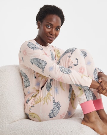 Chelsea Peers Jersey Crew Neck Pyjama Set