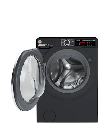 Hoover H-Wash & Dry 500 HD 496AMBCB/1-80 9+6Kg, 1400rpm Washer Dryer - Black