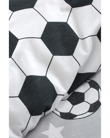 Catherine Lansfield Brushed Football Stars Duvet Cover Set