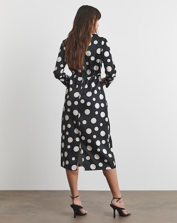 Joanna Hope Ruched Front Midi Dress