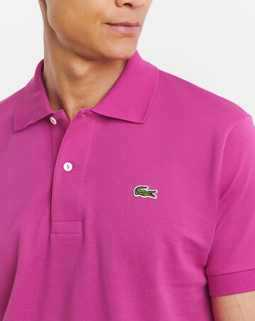 Lacoste Classic Short Sleeve Pique Polo - Birght Pink