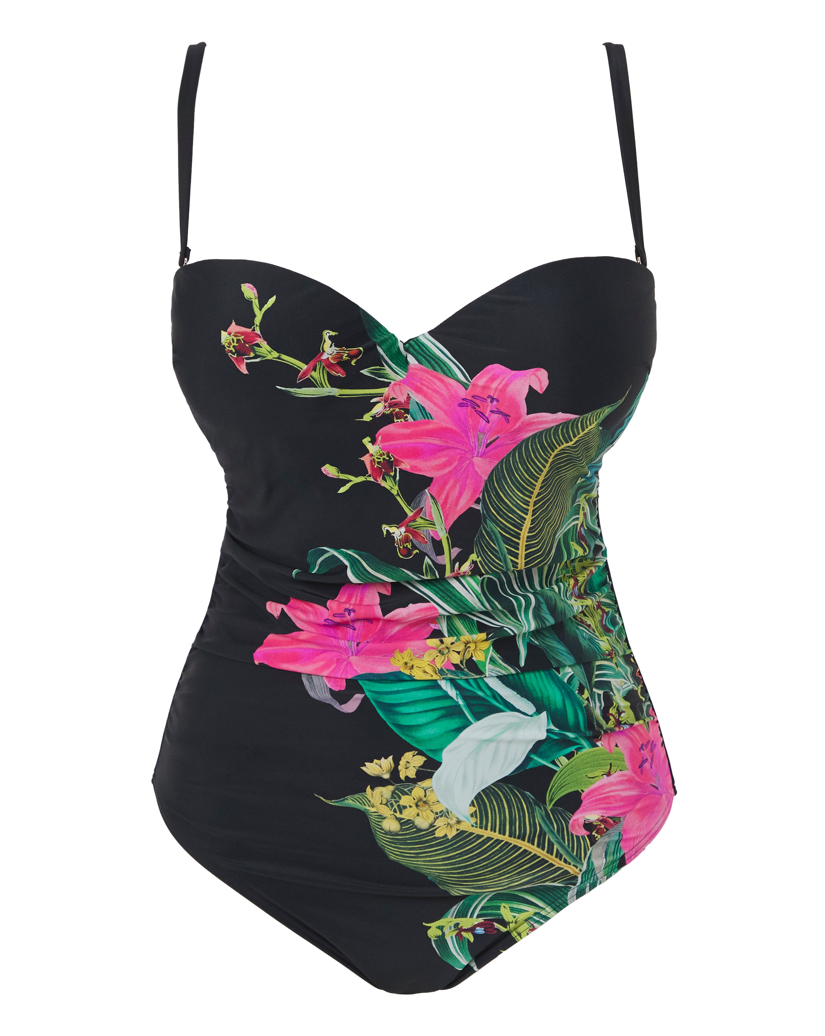 Tropadelic Underwired Bandeau  Swimsuit