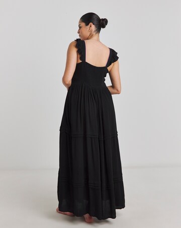 Figleaves Frida Embroidered Maxi Beach Dress