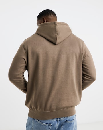 Jack & Jones Star Logo Hoodie - Brown