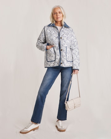 Julipa Printed Pure Cotton Reversible Jacket