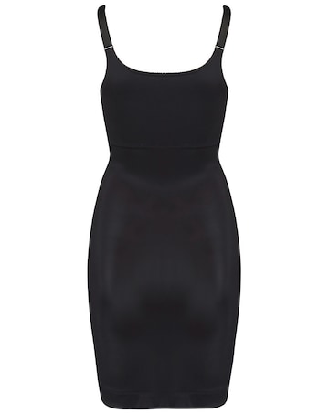 Pour Moi Hourglass Firm Control Wear Your Own Bra Slip Black