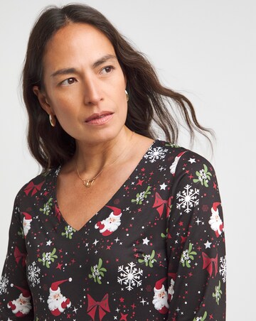 Joe Browns Christmas Bow Print Tunic