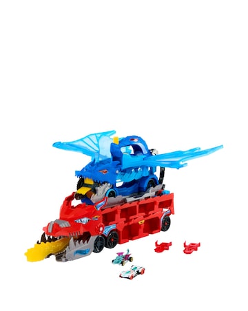 Hot Wheels City Ultimate Dual Dragon Transporter Playset