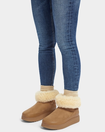 FitFlop Gen FF Mini Suede Shearling Warm Boots Standard Fit