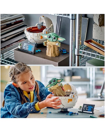 LEGO Star Wars Grogu with Hover Pram Building Toy 75403