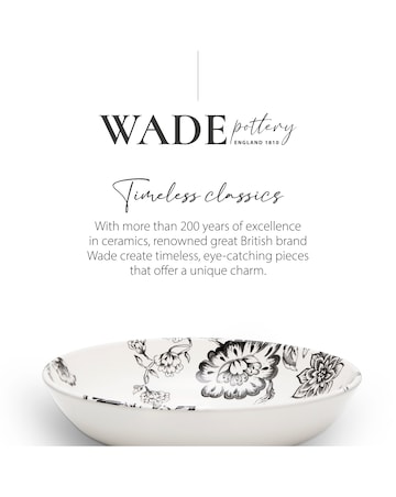 Wade Botanical Night Set of 4 Pasta Bowls