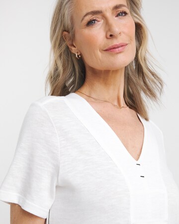 Julipa Contrast Stitch Pure Cotton Top