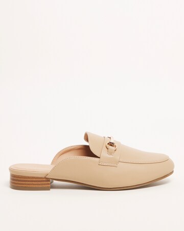 Mule With Trim Detail Wide E Fit