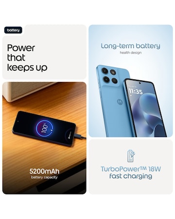 Motorola Moto G17 128GB - Alaskan Blue