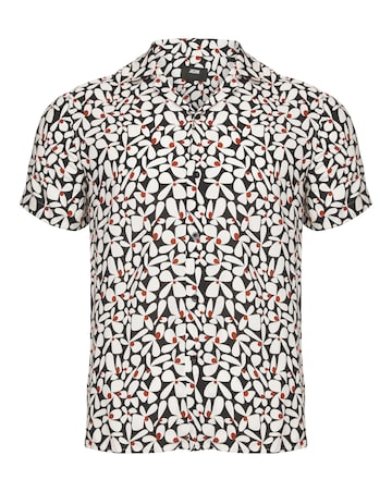 Short Sleeve Print Shirt with Ecovero
