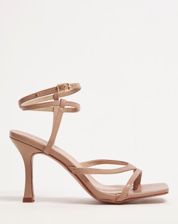 Carrieann Strappy Ankle Tie Sandals - Extra Wide Fit (EEE)