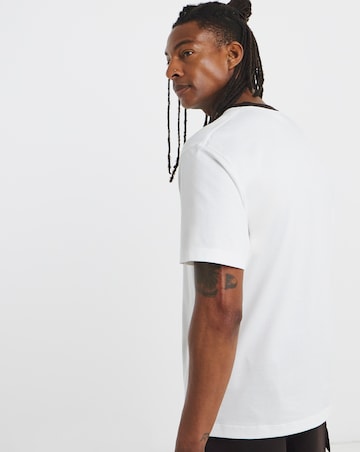 Lacoste Short Sleeve Ringer T-Shirt - White