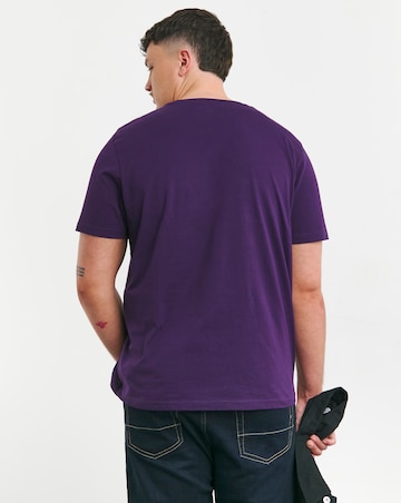 5 Pk Pure Cotton Crew Neck T-Shirts Long