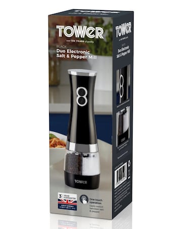 Tower Duo Electric Salt and Pepper