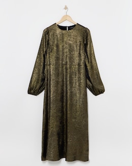 Foil Maxi Tea Dress