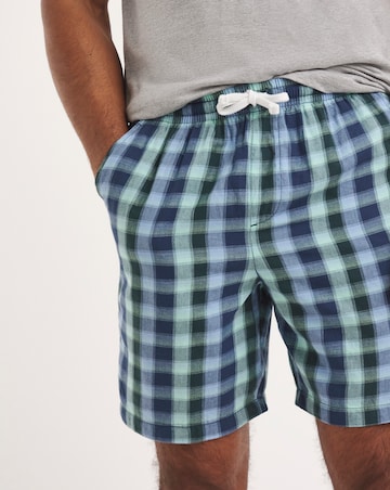 Jersey Tee and Woven Check Short Set