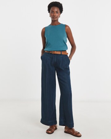 Pure Cotton Indigo Tank Vest