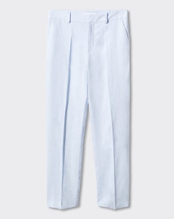 Mango Linen Suit Trousers