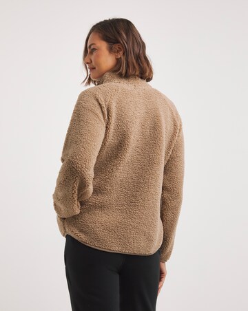 Borg Fleece Zip Up Jacket