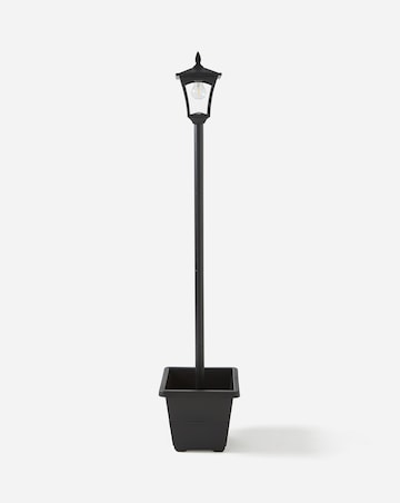 Solar Lamp Post with Planter