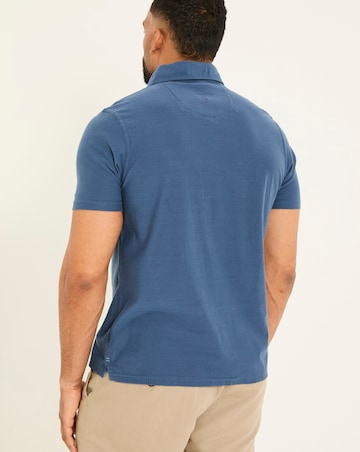 FatFace Perranporth Stripe Polo - Blue