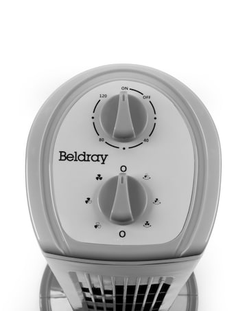 Beldray 32 Inch Tower Fan With Timer Grey