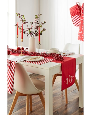 Catherine Lansfield Candy Cane Placemats