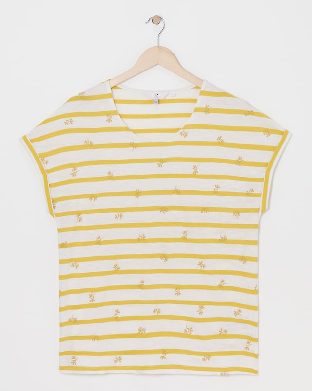 Julipa Embroidered Stripe T-Shirt