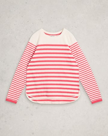 White Stuff Clara LS Stripe Tee