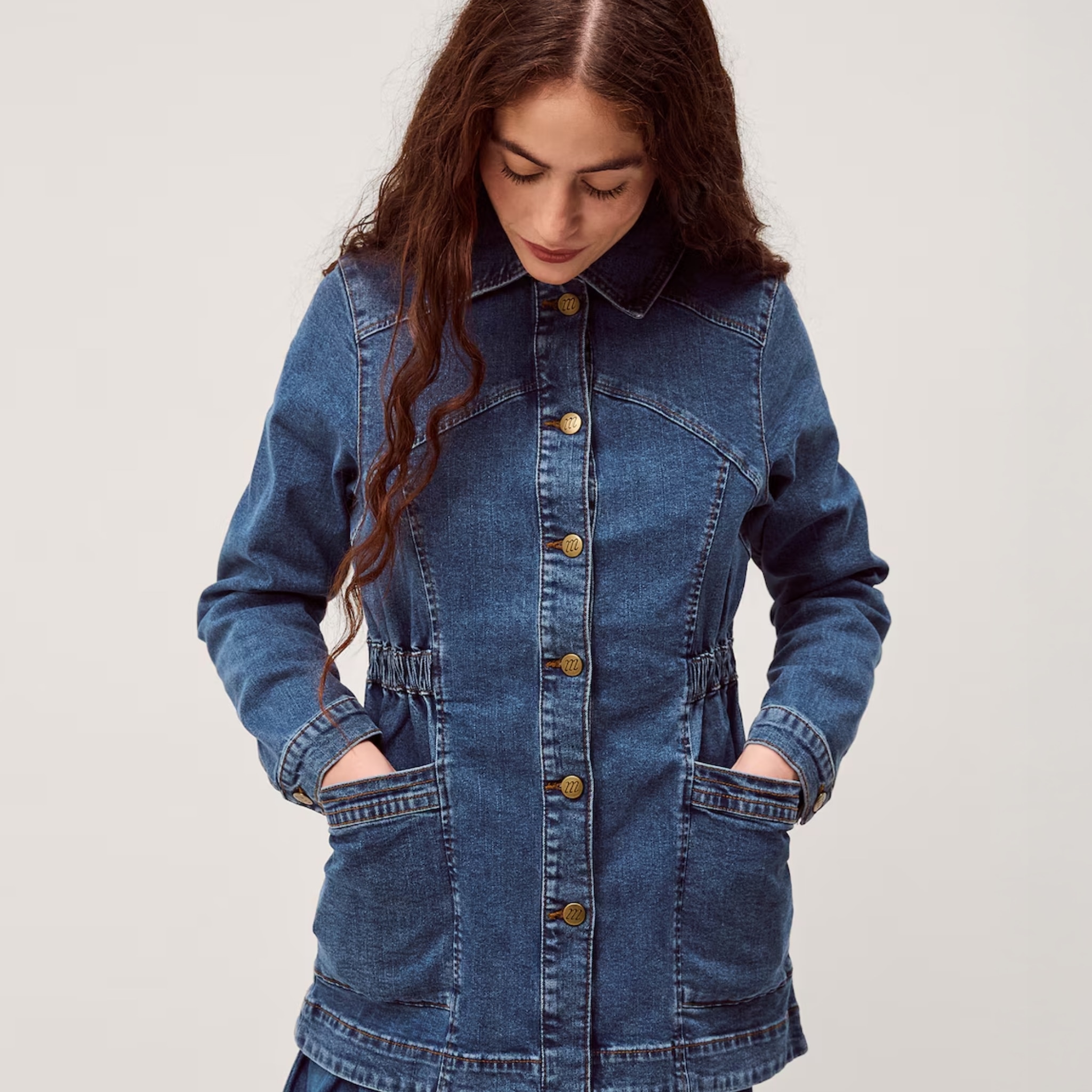 Woman wearing Monsoon clothing