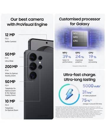 Samsung Galaxy S26 Ultra 512GB (Black) & Galaxy Buds4 Pro bundle