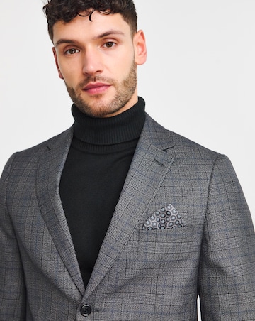 Regular Fit Check Suit Jacket