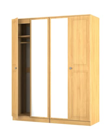 Richmond Ready Assembled 4 Door Wardrobe