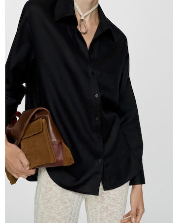 Mango Samari Linen Shirt