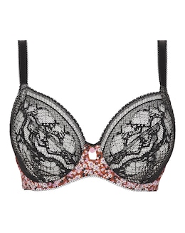 Freya Infinity Fields Plunge Wired Bra Black