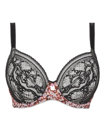 Freya Infinity Fields Plunge Wired Bra Black