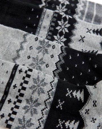 4 Pack Fairisle Socks