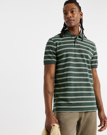 Timberland Striped Short Sleeve Polo Shirt
