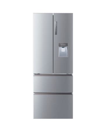 Haier HFR5719EWMP Total No Frost American Fridge Freezer - Silver