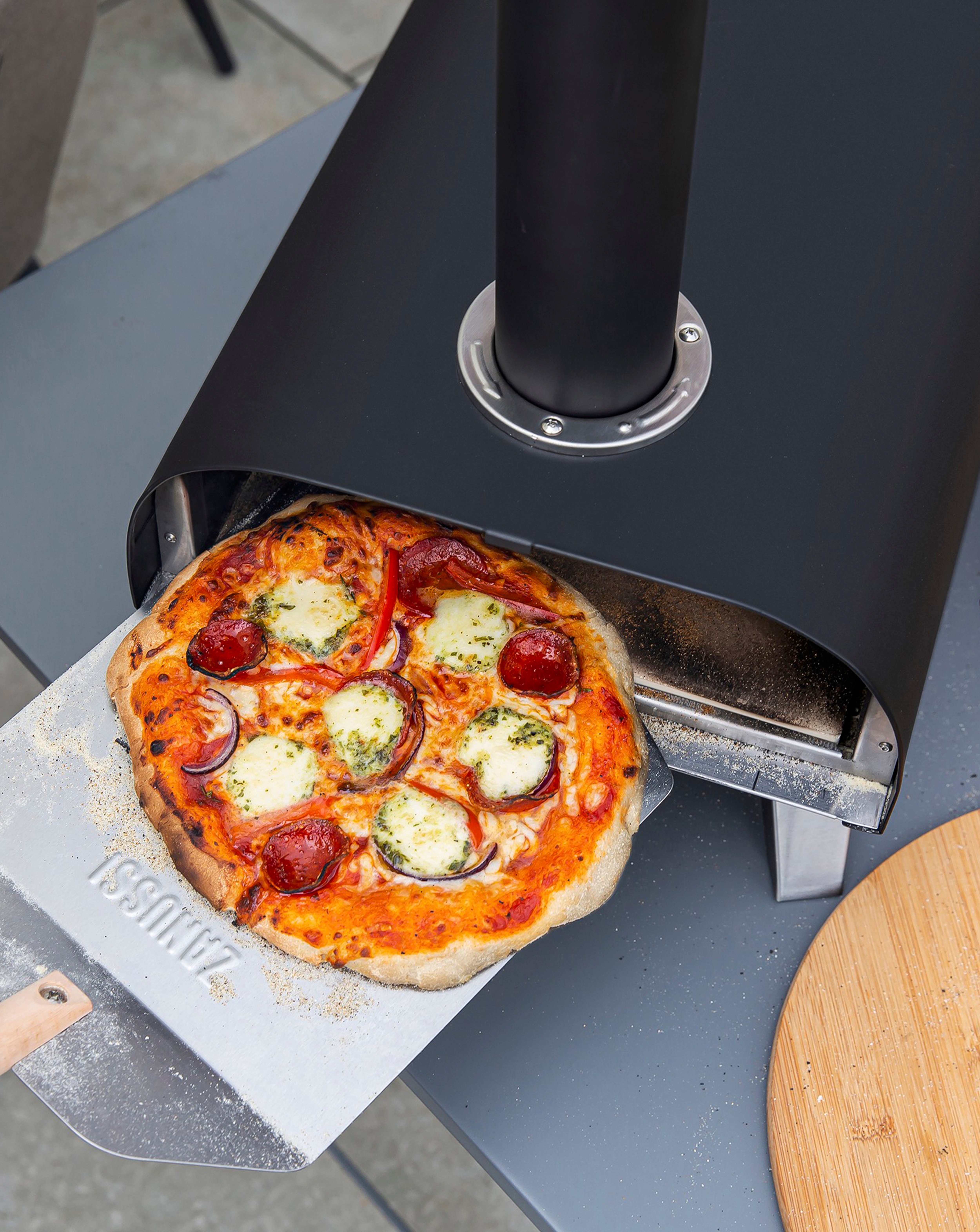Zanussi BBQ Pizza Oven with Paddle & Cover | JD Williams