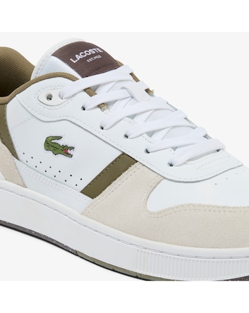 Lacoste T-Clip Set Trainers - White/Dark Brown